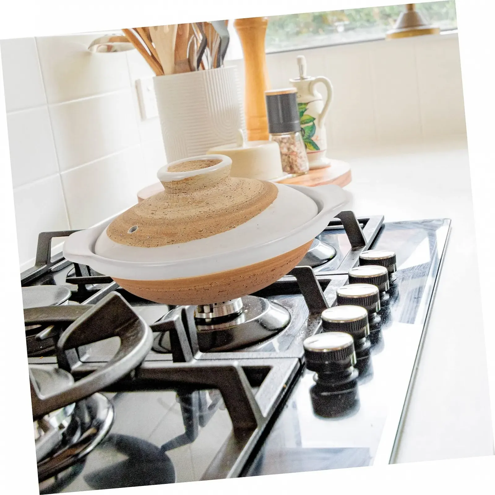 Кастрюля керамическая UKCOCO японская термостойкая антипригарная для риса и супов, фото №4 Кастрюля керамическая UKCOCO японская термостойкая антипригарная для риса и супов, фото №4