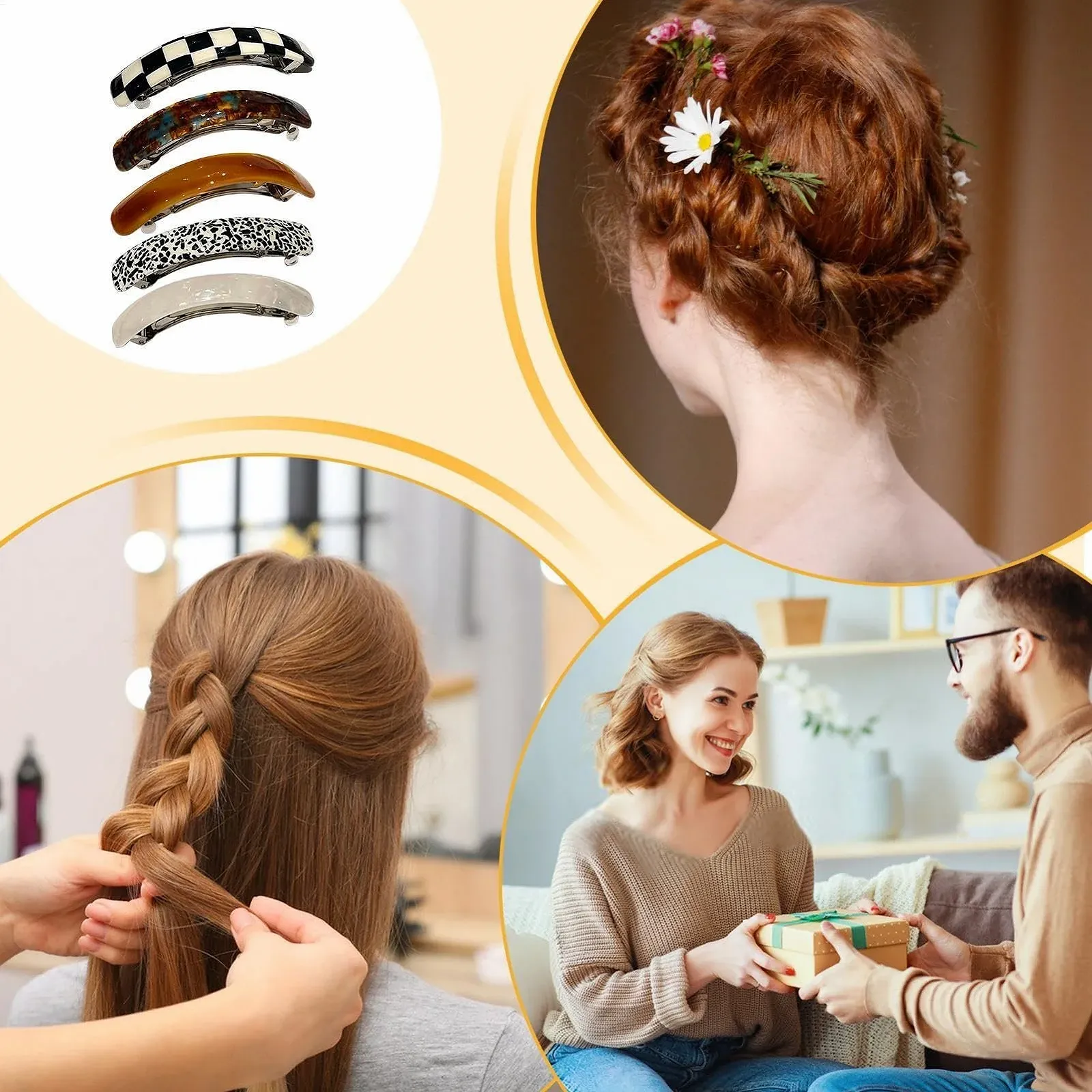 Заколка для волос Acunny, декоративные заколки для волос, элегантные шпильки с эллиптическим дизайном, 5 шт, инструмент для ретро прически, большие заколки для волос для женщин, фото №4 Заколка для волос Acunny, декоративные заколки для волос, элегантные шпильки с эллиптическим дизайном, 5 шт, инструмент для ретро прически, большие заколки для волос для женщин, фото №4