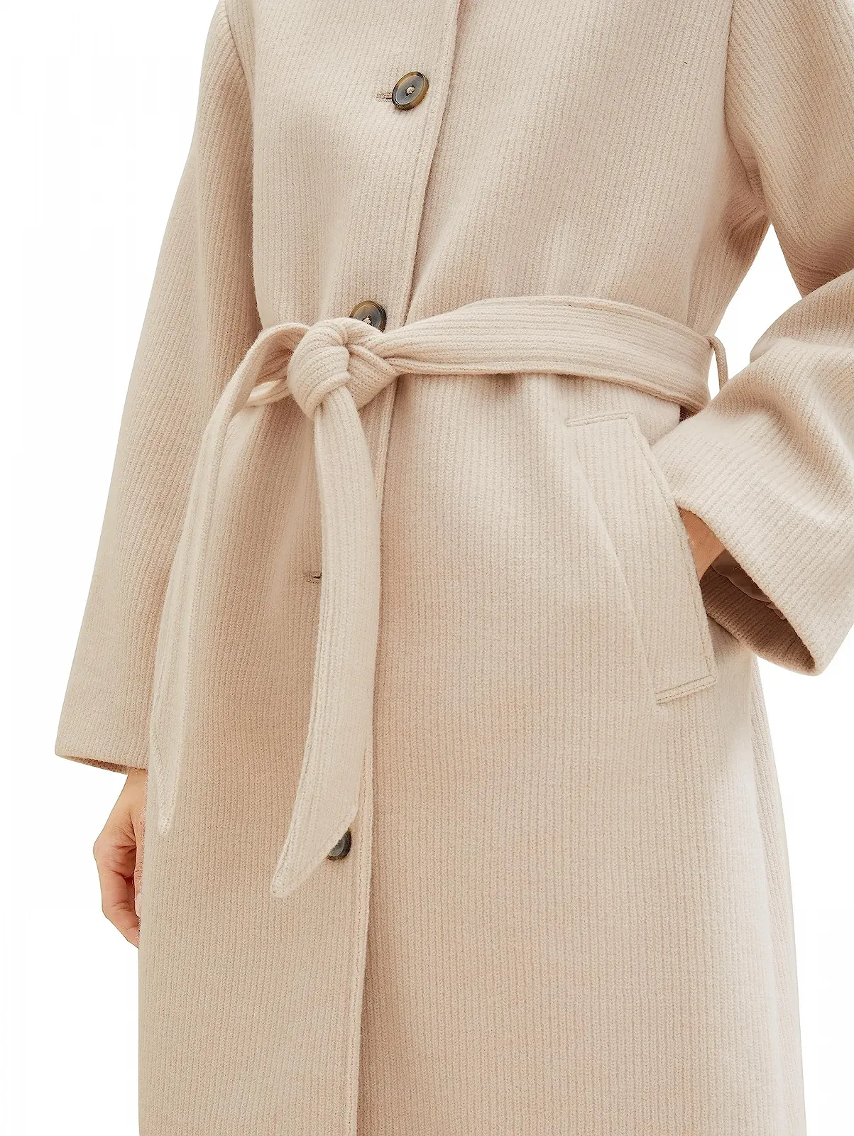 Пальто TOM TAILOR с поясом, фото №2