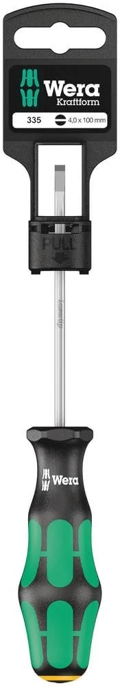 Викрутка Wera Kraftform 335 5100042001 0.6 x 3.5 x 100 мм Multi-Colour, фото №1