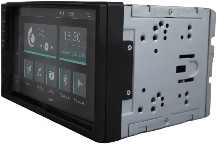 Автомагнітола JFSound JF-007A-XDAB / 7" / Сенсорна / 2/16Гб / Android 10 / Apple CarPlay / Android Auto / Bluetooth / WI-FI / GPS / USB / AUX / TF slot / DAB+ / 2DIN, фото №3 Автомагнітола JFSound JF-007A-XDAB / 7" / Сенсорна / 2/16Гб / Android 10 / Apple CarPlay / Android Auto / Bluetooth / WI-FI / GPS / USB / AUX / TF slot / DAB+ / 2DIN, фото №3