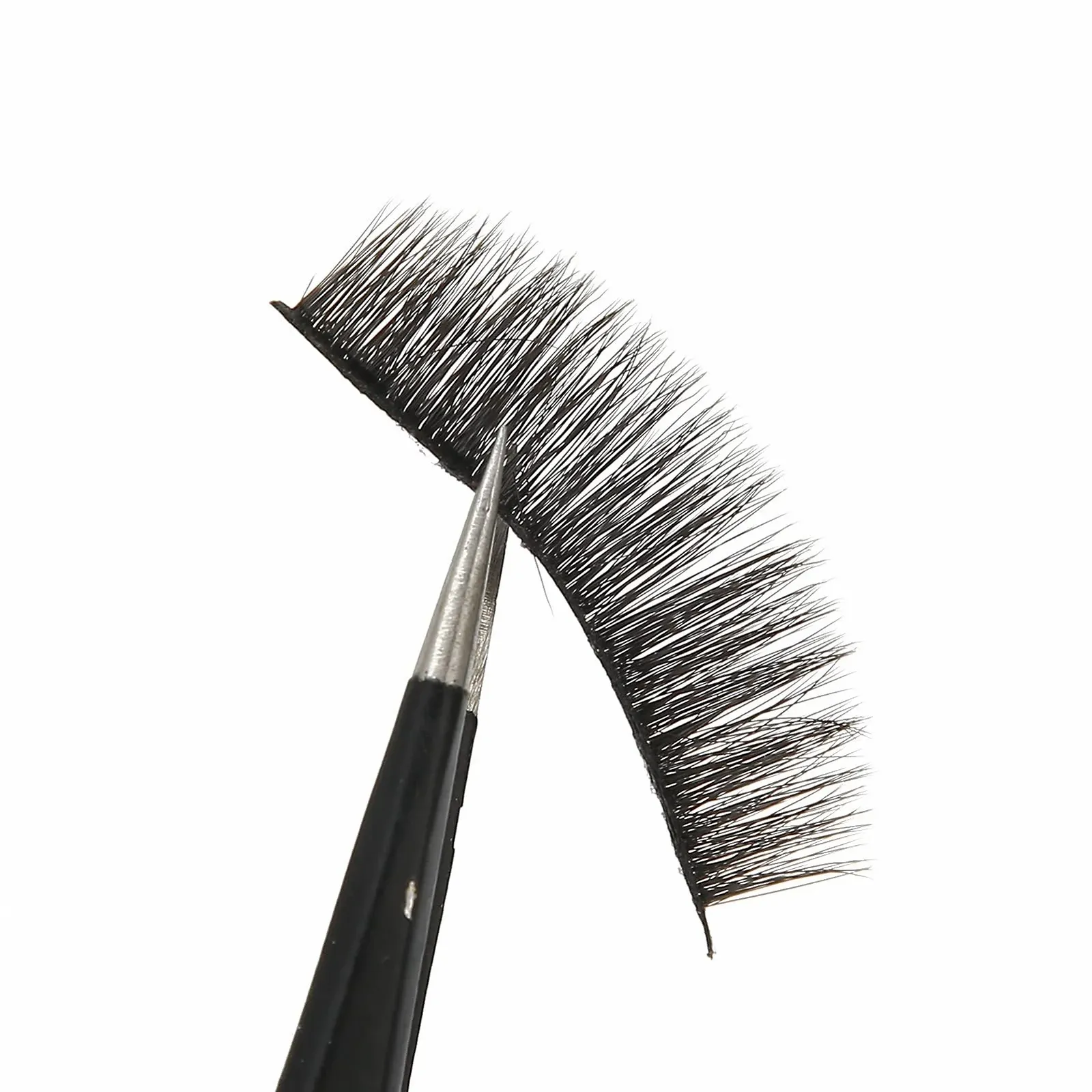 Накладные ресницы Fluffy Длинные Толстые Кудрявые Натуральные для ежедневного макияжа для кошачьего взгляда (E05), фото №5