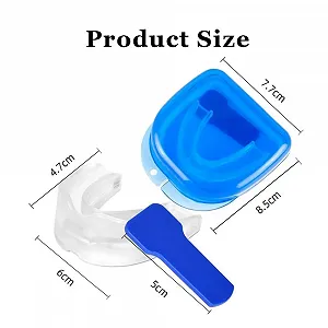 Ротовий фіксатор від хропіння Пристрій для зупинки хропіння для тихого сну дихальні апарати та носові смужки для чоловіків і жінок - Фото 1