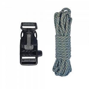 Браслет виживання Paracord з кресалом/свистком, ACU digital foliage, 20 дюймів - Фото 1