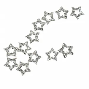 Прикраса Металева для нігтів . Charms Декоративна зі стразами для жінок - Фото 1