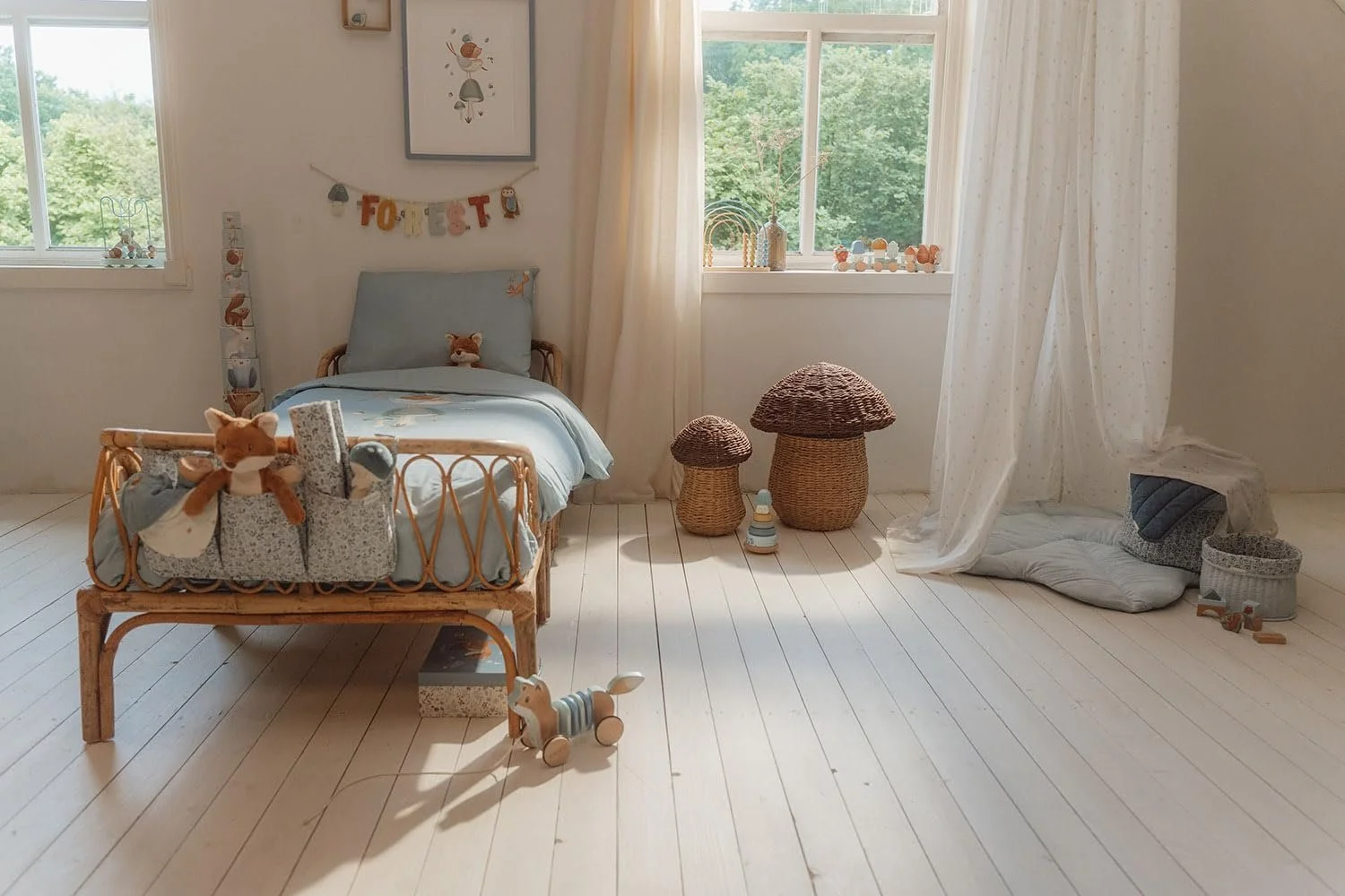 Органайзер для пеленального столика Little Dutch Forest Adventure TE31044030 Круглая Большая Двусторонняя, фото №8