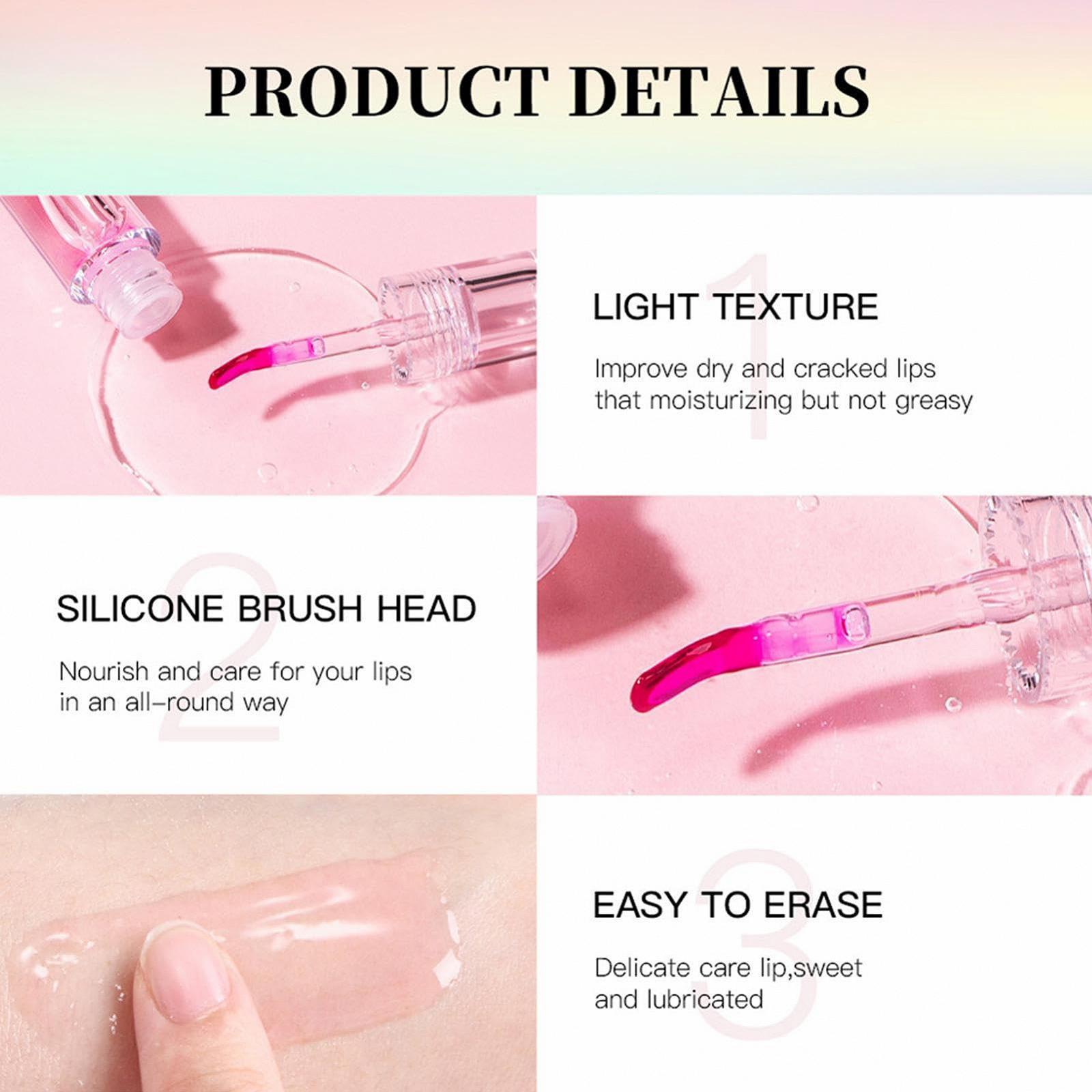 Олія для губ Moslalo Прозора, змінює колір, фото №6