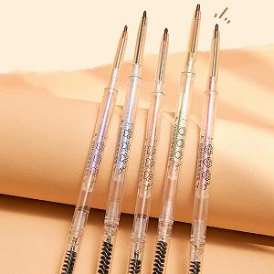 Олівець для брів Minkissy Doppelkopf з пензлем ціна на synthetic.ua - Фото 1 Олівець для брів Minkissy Doppelkopf з пензлем synthetic.ua - Фото 1