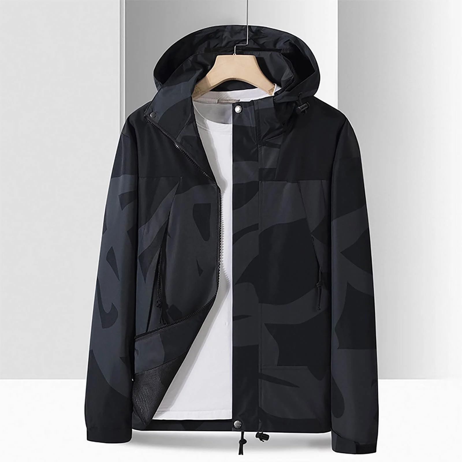 Ветровка KQIVAM Унисекс Детская Куртка Softshell Съемный Капюшон, фото №2 Ветровка KQIVAM Унисекс Детская Куртка Softshell Съемный Капюшон, фото №2