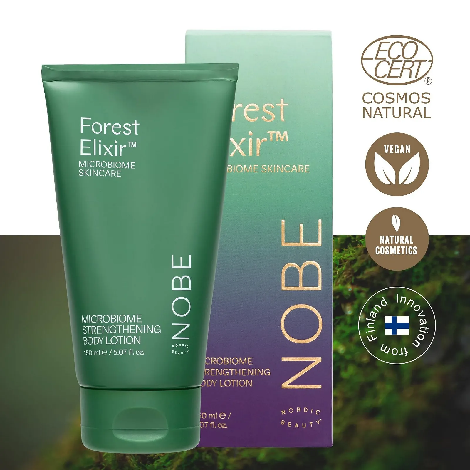 Лосьйон для тіла NOBE Strengthening - Ecocert Certified Vegan Lotion для сухої шкіри, зволожуючий 150 мл, фото №2 Лосьйон для тіла NOBE Strengthening - Ecocert Certified Vegan Lotion для сухої шкіри, зволожуючий 150 мл, фото №2