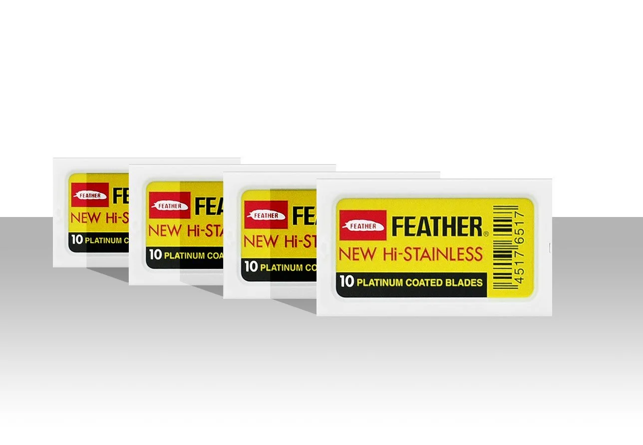 Лезвия для бритвы Feather New Hi Stainless 40 шт, фото №1