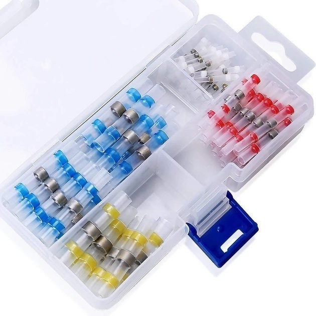 Термоусаживаемая гильза с припоем 0.25-6.0 мм PWR набор 50 шт, фото №1 Термоусаживаемая гильза с припоем 0.25-6.0 мм PWR набор 50 шт, фото №1