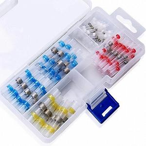 Термоусаживаемая гильза с припоем 0.25-6.0 мм PWR набор 50 шт - Фото 1