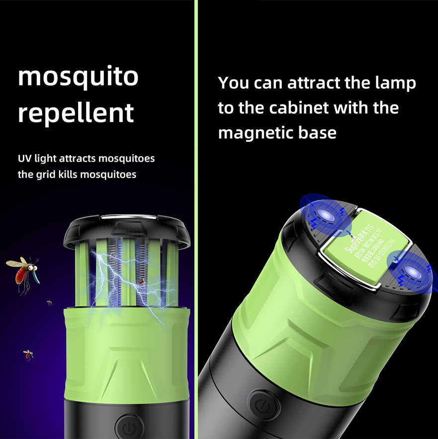 Фонарь кемпинговый аккумуляторный T15 SuperFire 350 Lumen, фото №8