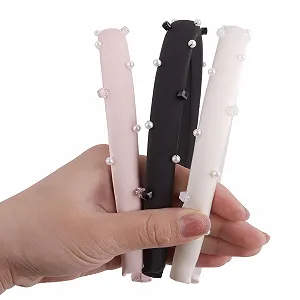 Набор из 3 узких обручей для волос с жемчугом. - Фото 1