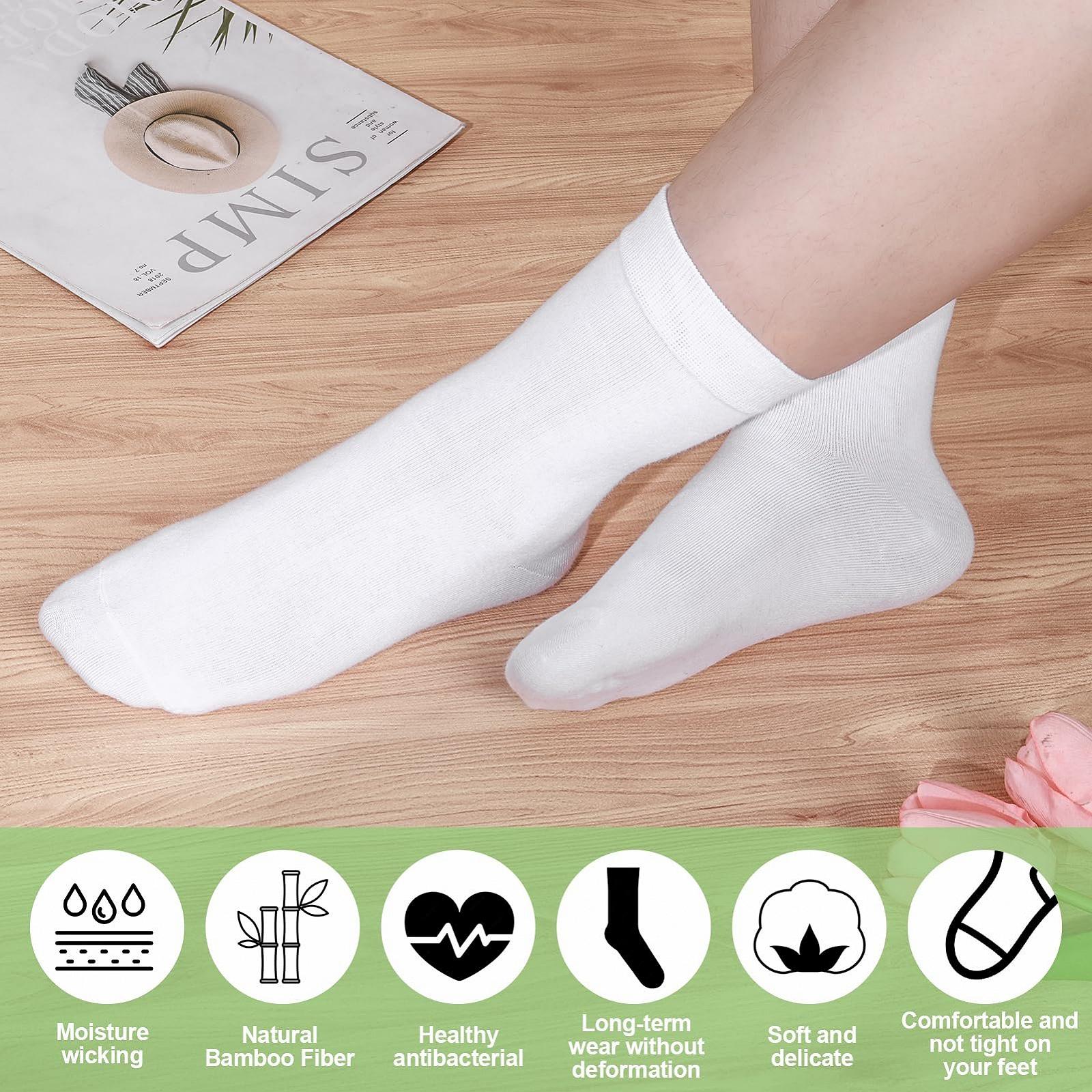 Носки Женские Бамбуковые 6 пар Белый, One Size, фото №4