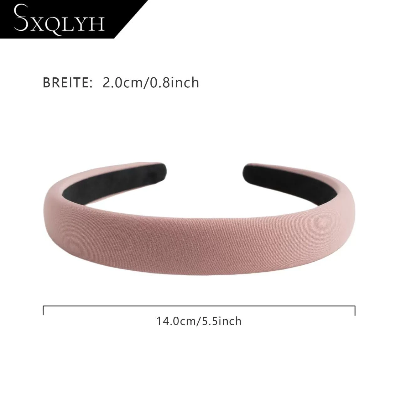 Обруч М'який Тканинний Обруч 2.2 см Шириною Рожевий, фото №3