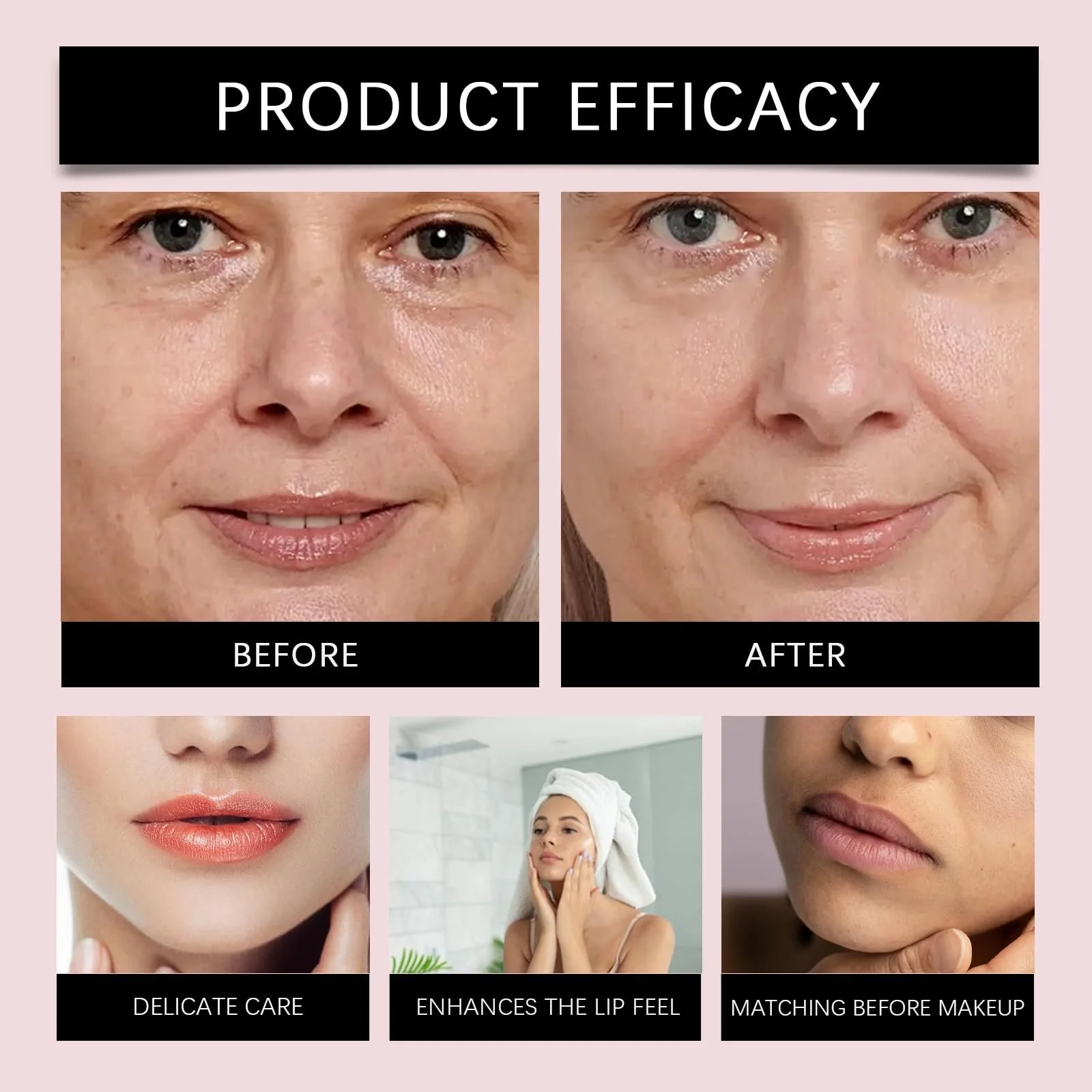 Патчі проти зморшок для губ Багаторазові смужки для обличчя (2 коробки/12 пар), фото №7