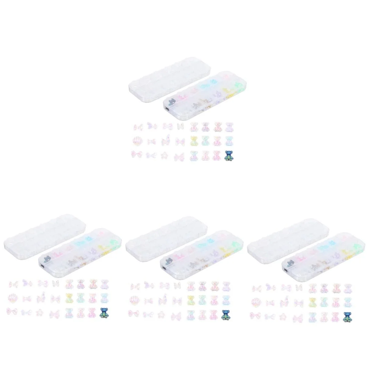 Аксессуары для ногтей Healeved 480 штук, драгоценные камни для ногтей, маникюр, украшения для мобильного телефона, акриловые подвески для ногтей, бабочки, кристаллы для украшения ногтей, фото №1