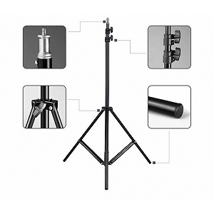 Постоянный студийный свет софтбокс 50/70 с лампой Е27 и стойкой 2.2м сумка для переноски synthetic.ua - Фото 1