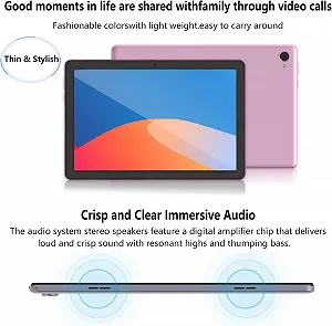 Планшет 10'' OUZRS M30 6/128Gb 8 ядер Android 12 Черно-розовый synthetic.ua - Фото 1