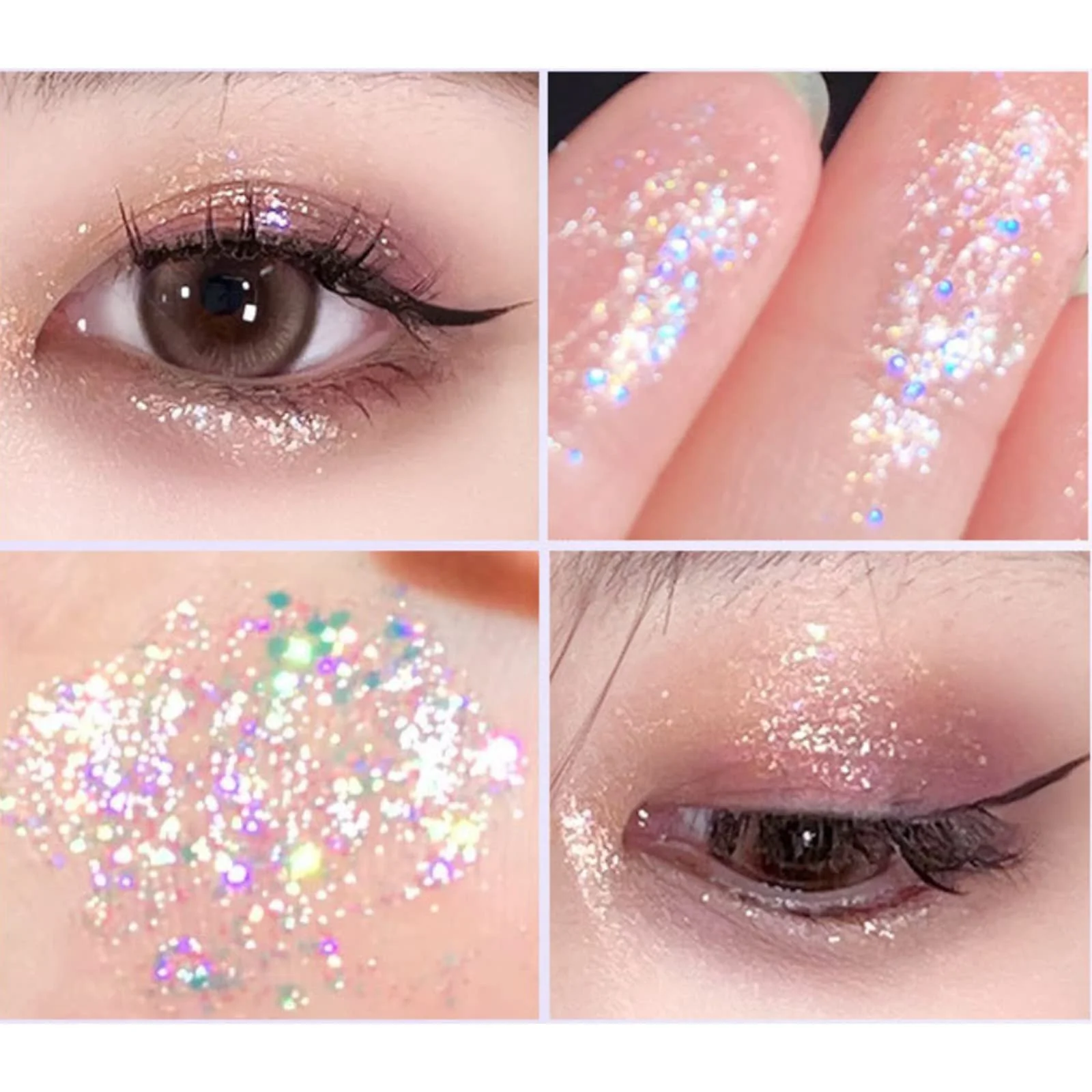 Жидкие тени для век Хамелеон Блестки Металлик, фото №3