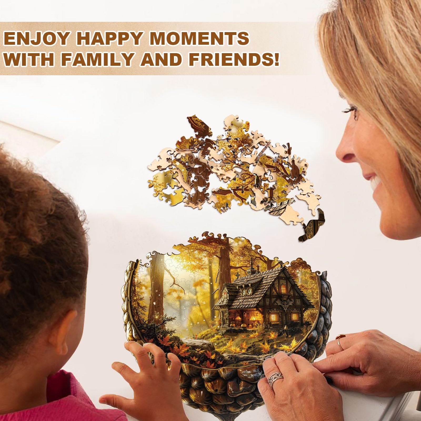 Деревянный пазл WOODBESTS Secret Forest Empire 250 деталей 41.3 x 29.5 см, фото №5 Деревянный пазл WOODBESTS Secret Forest Empire 250 деталей 41.3 x 29.5 см, фото №5