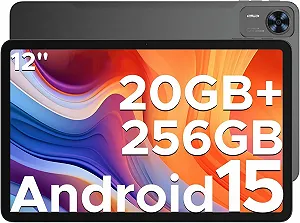 Планшет 12" 2K DOOGEE T36 8+24/256Gb 4G 2-SIM 8 ядер Android 15 8800 mAh Чорний - Фото 1