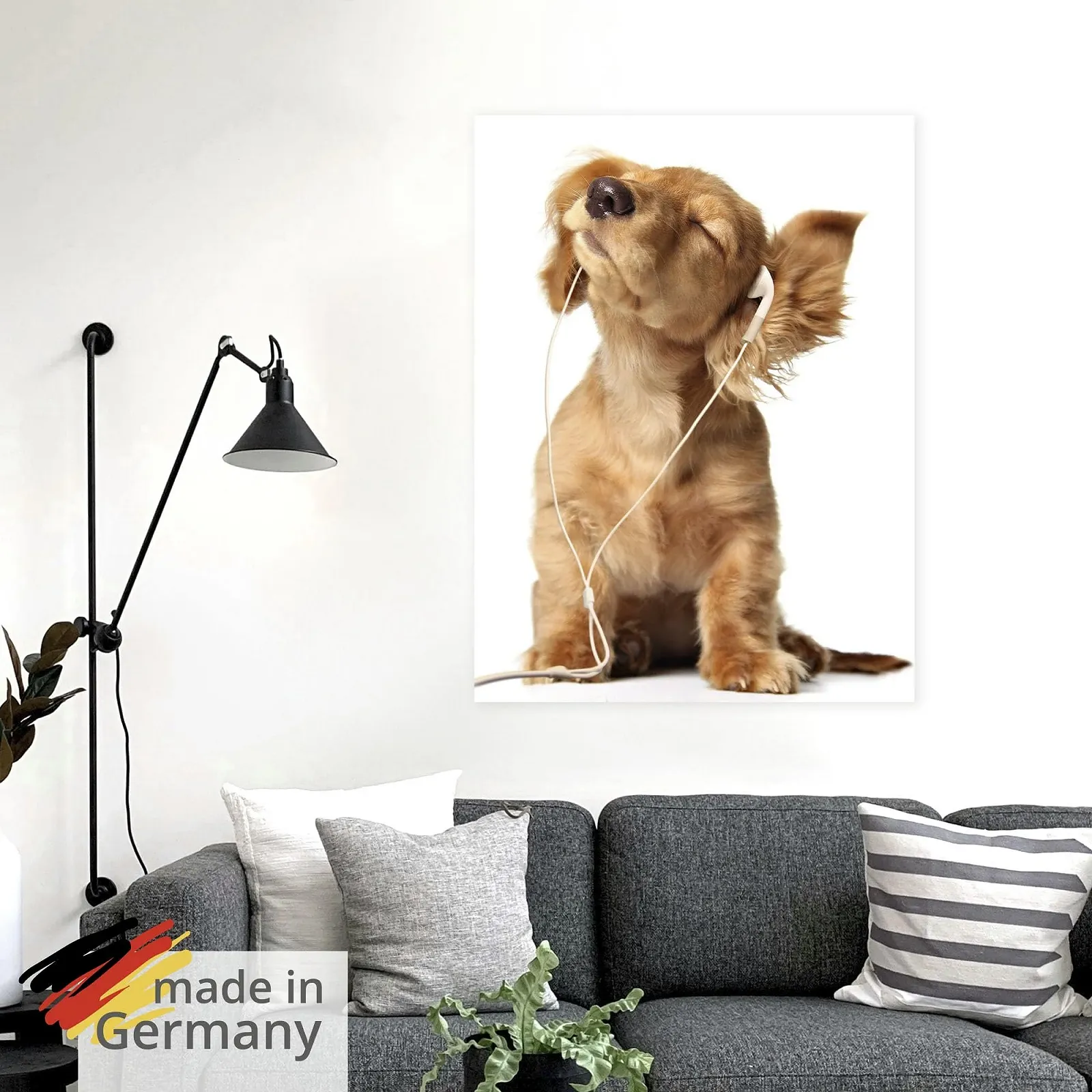 Наклейка на стіну ARTland T5QE Такса 45 x 60 см, фото №5 Наклейка на стіну ARTland T5QE Такса 45 x 60 см, фото №5