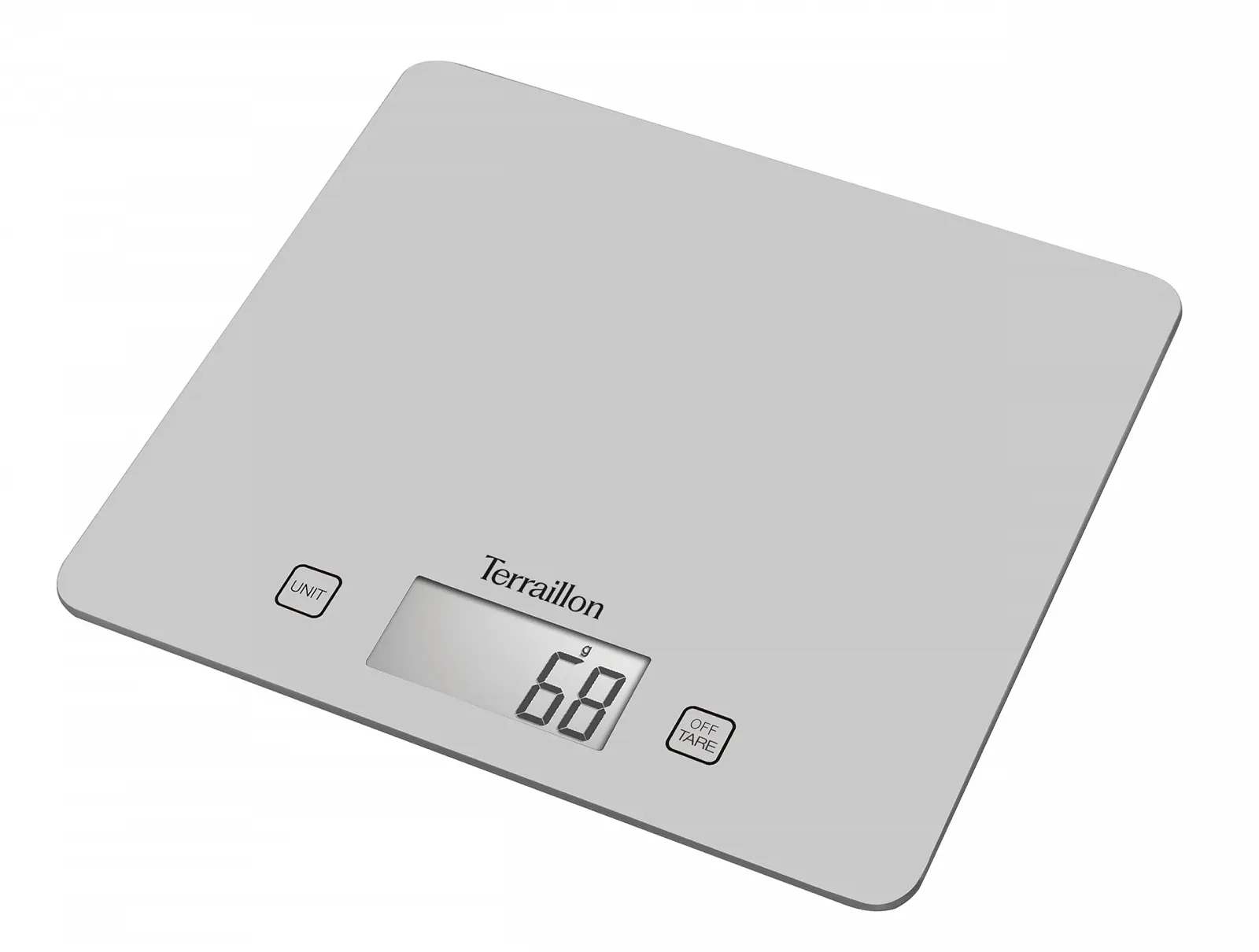 Кухонні ваги Terraillon T1040 цифрові, велика скляна платформа, функція тари, до 5 кг, фото №1 Кухонні ваги Terraillon T1040 цифрові, велика скляна платформа, функція тари, до 5 кг, фото №1