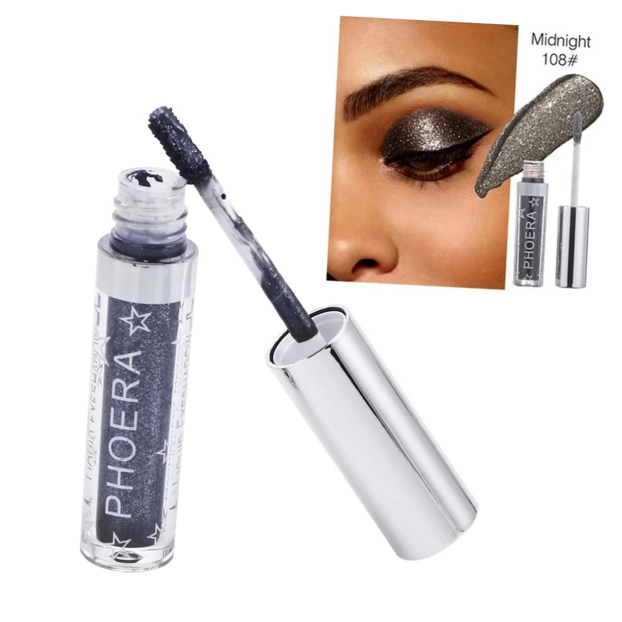 Підводка Для Очей minkissy Блискуча Сяюча Рідка, фото №7