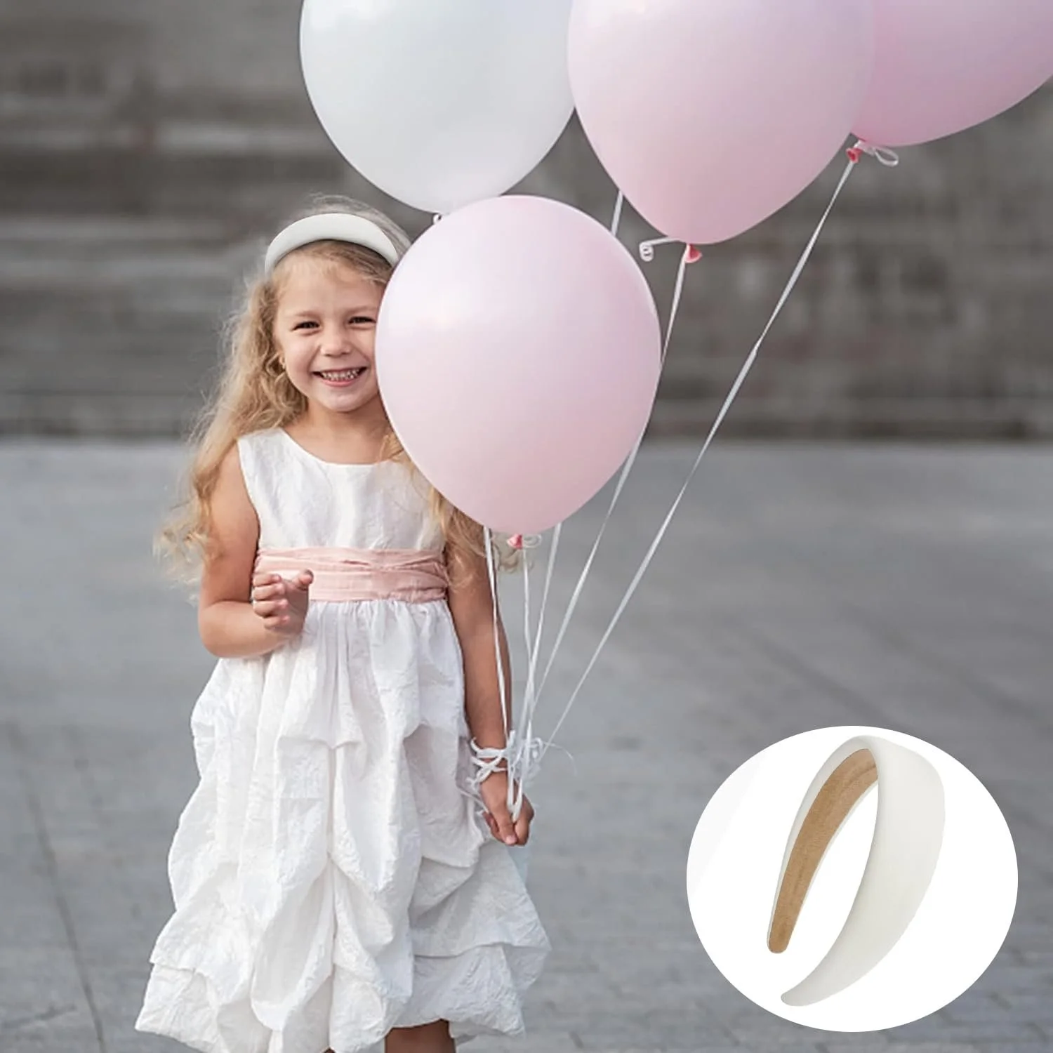 Обруч Модний Однотонний Нековзкий для Волосся 2,5 см, фото №7