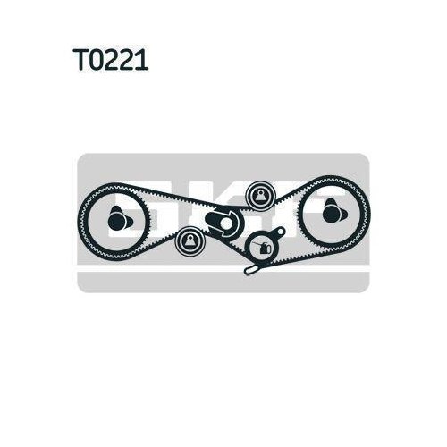 Комплект ремня ГРМ SKF VKMA 03010 для CITROËN FIAT LANCIA PEUGEOT, фото №2