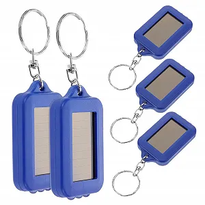 Ліхтарик Mipcase 5 шт. Сонячний Перезаряджуваний Кемпінговий Маленький Міні Брелок Пластик - Фото 1