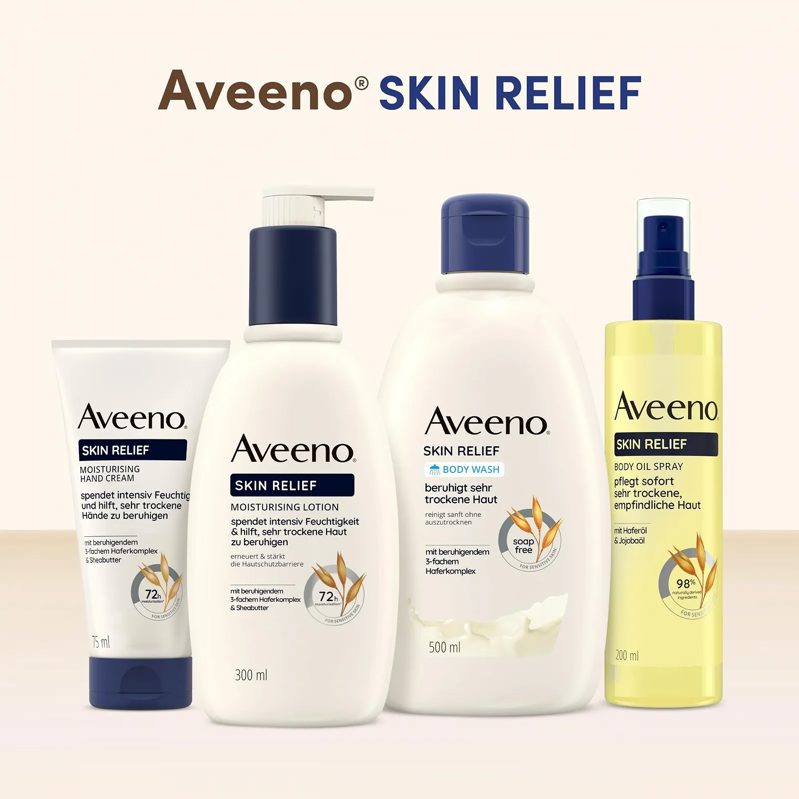 Лосьон для тела Aveeno Skin Relief Без запаха Увлажняет 72 часа Успокаивает очень сухую кожу Усиливает защитный барьер кожи и поддерживает производство естественных керамидов, фото №8 Лосьон для тела Aveeno Skin Relief Без запаха Увлажняет 72 часа Успокаивает очень сухую кожу Усиливает защитный барьер кожи и поддерживает производство естественных керамидов, фото №8