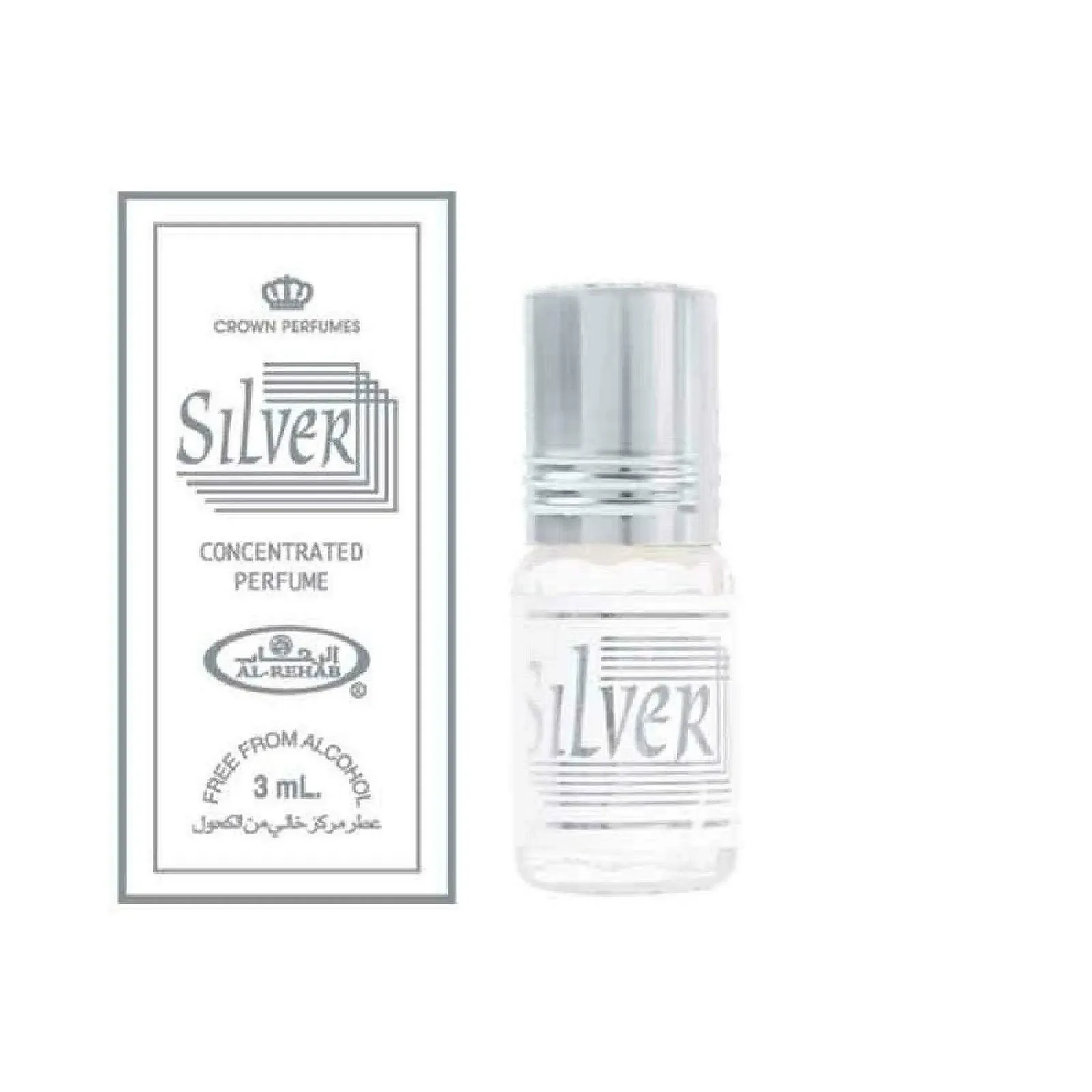 Парфуми Al Rehab Silver Business Square Musk 3 мл 100% Олія, фото №1