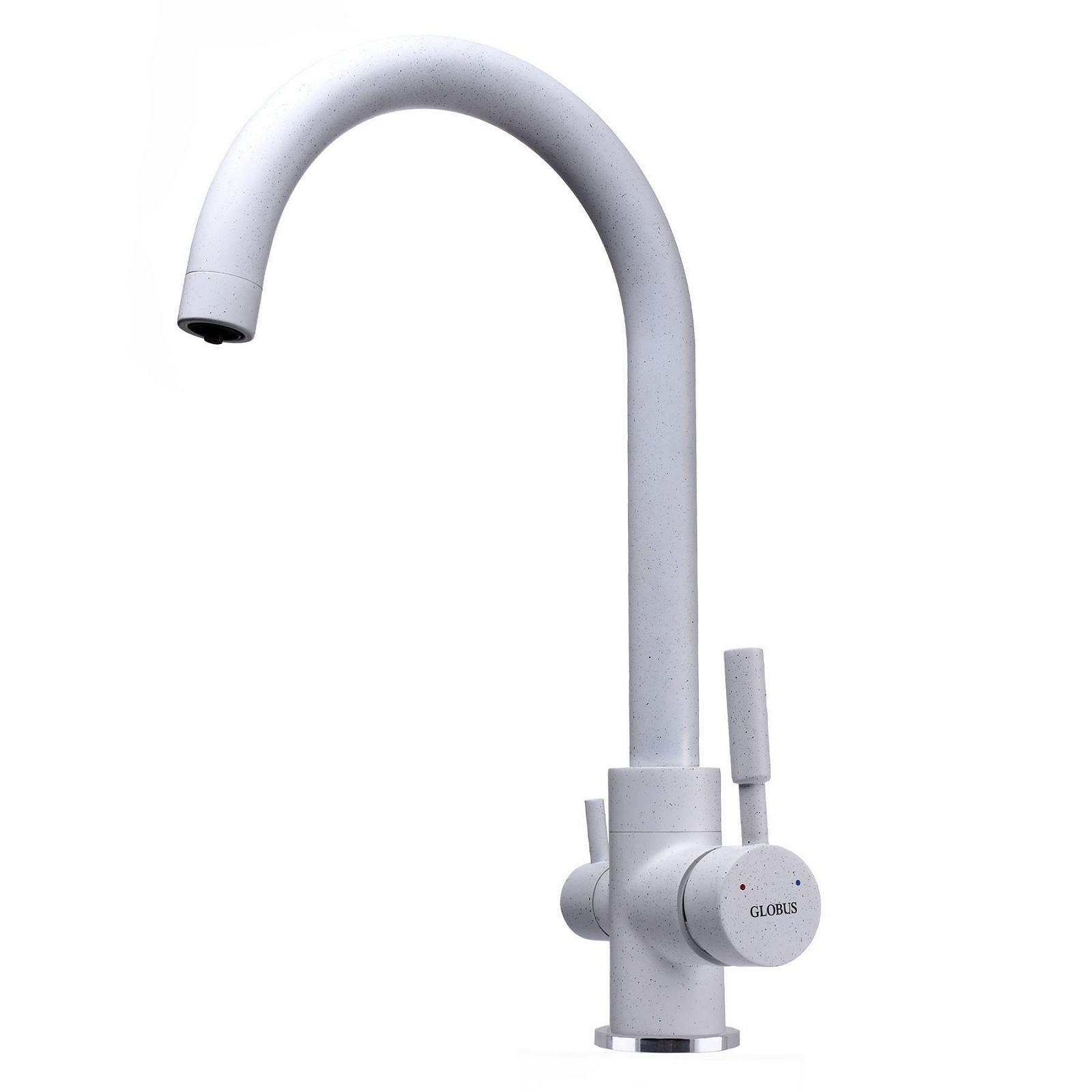Змішувач для кухні під осмос Globus Lux LAZER GLLR-0333-7-WHITE, фото №2 Змішувач для кухні під осмос Globus Lux LAZER GLLR-0333-7-WHITE, фото №2