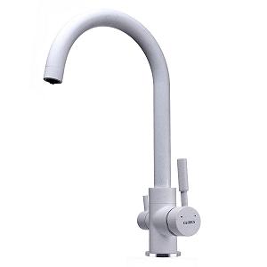 Змішувач для кухні під осмос Globus Lux LAZER GLLR-0333-7-WHITE synthetic.ua - Фото 1