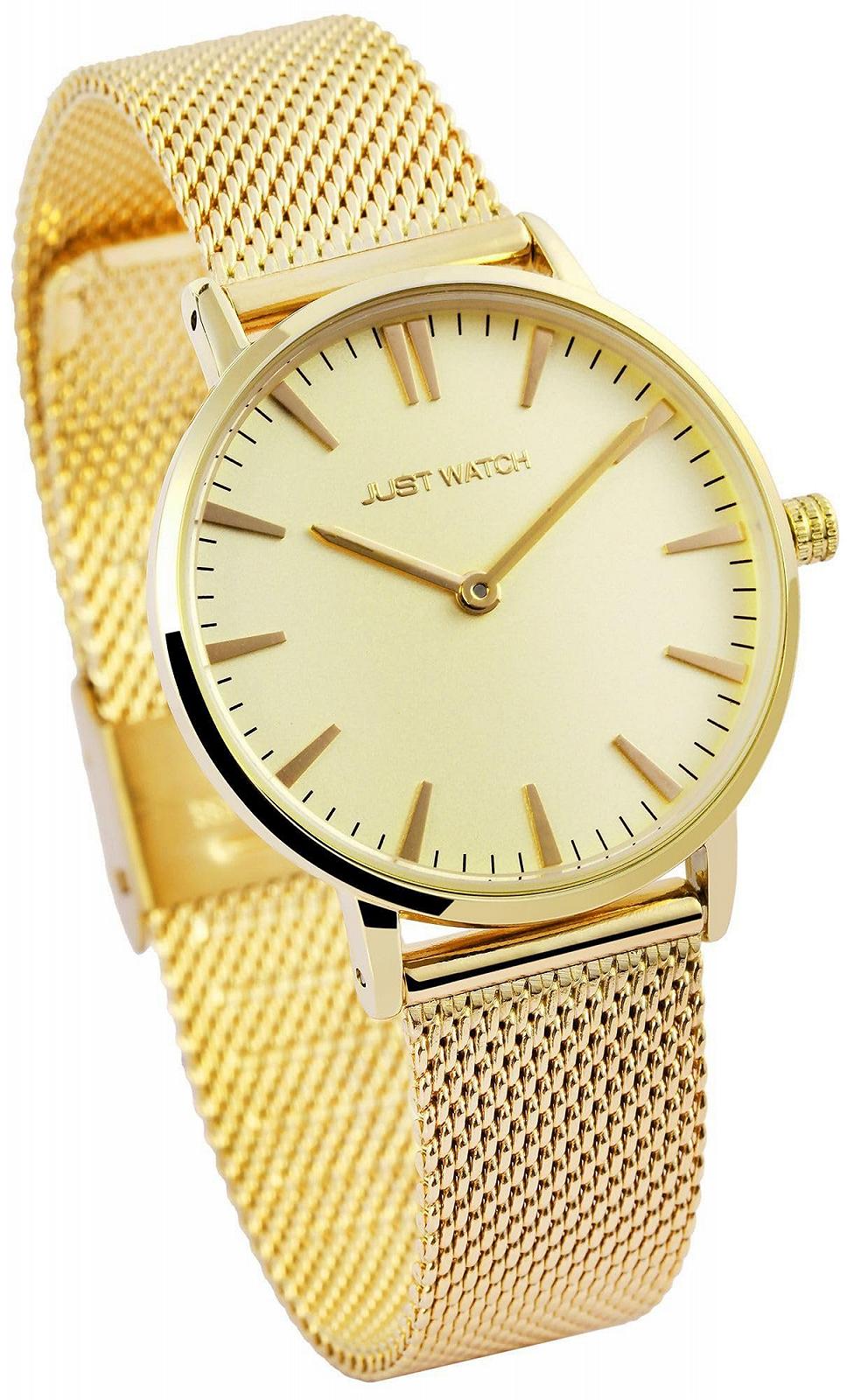 Годинник Just Watch Жіночий Кварцовий Золотий, фото №4