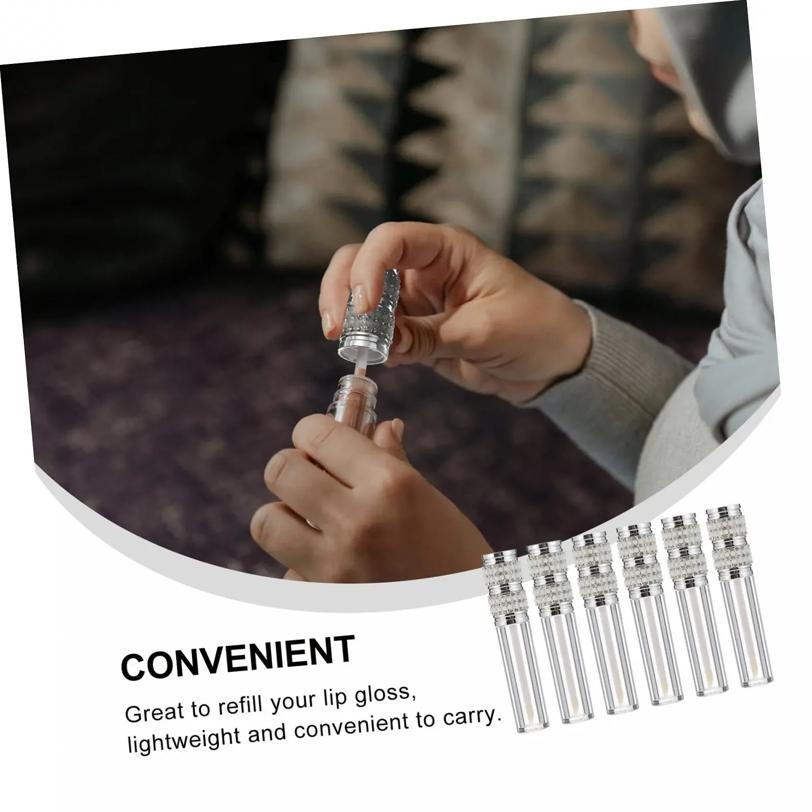 Набір Блисків для губ Outanaya 6 шт Діамант 5 мл ABS, фото №5