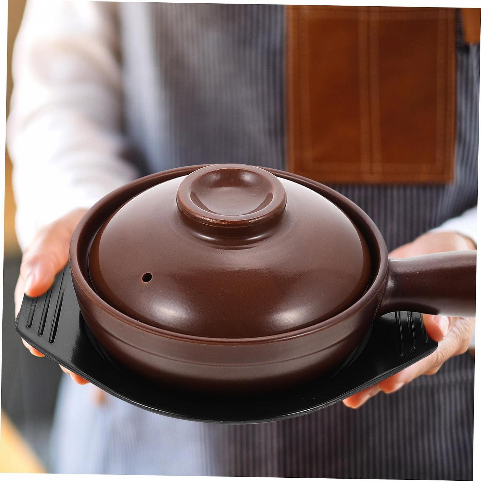 Кастрюля керамическая с крышкой термостойкая, фото №9