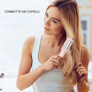 Щітка-випрямляч для волосся Hair Straightening Brush універсальна для жінок та чоловіків synthetic.ua - Фото 1