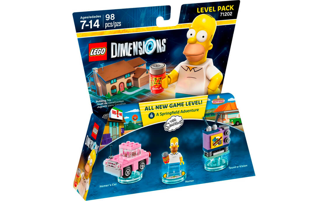 Дитячий конструктор LEGO Dimensions Левел-пак: Сімпсони (71202), фото №1 Дитячий конструктор LEGO Dimensions Левел-пак: Сімпсони (71202), фото №1