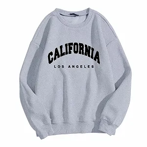 Жіночий Світшот З принтом Los Angeles California З літерним принтом - Фото 1