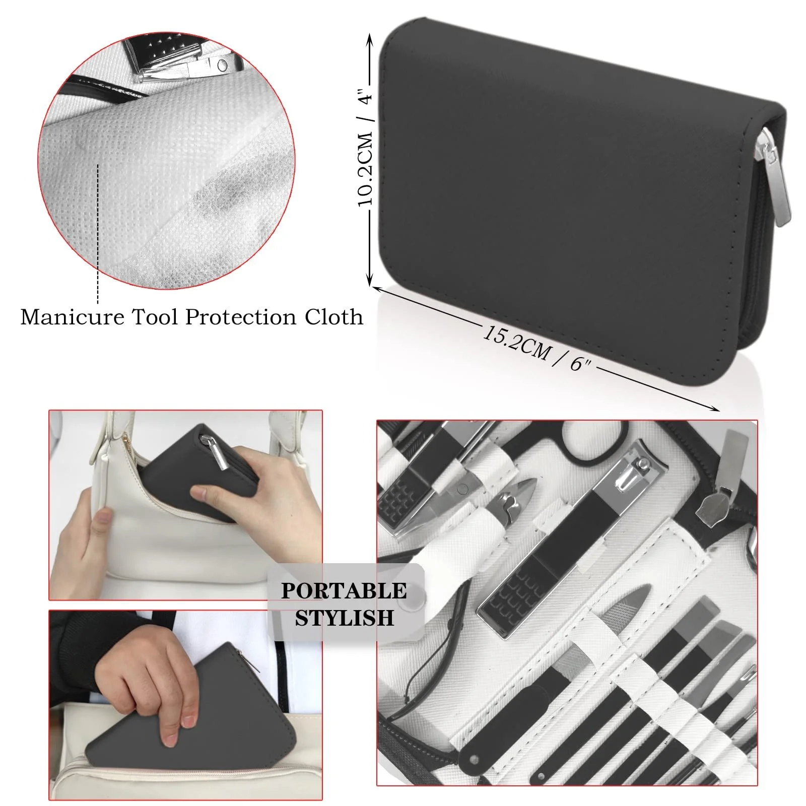 Набір для манікюру, 18 в 1 професійний, фото №5