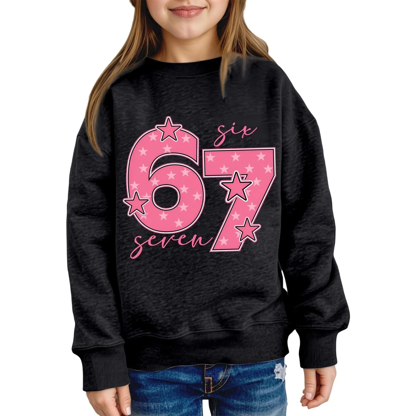 Куртка-толстовка для мальчиков, свитшот для девочек, рубашка с длинными рукавами для мальчиков, флисовый пуловер, удобный свитшот с принтом 67, толстовка с длинными рукавами для уютных дней, худи-пуловер, куртка-толстовка, фото №1