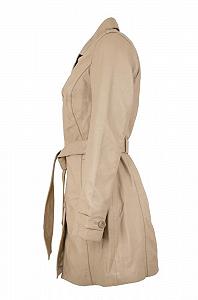 Тренч Gipsy Кожаный из натуральной кожи ягненка Бежевый цена на synthetic.ua - Фото 1 Тренч Gipsy Кожаный из натуральной кожи ягненка Бежевый synthetic.ua - Фото 1