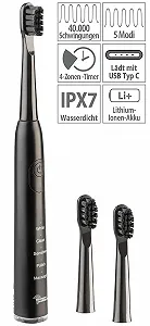 Електрична звукова зубна щітка newgen medicals SZB-290 40 000 Гц 5 режимів Таймер IPX7 USB synthetic.ua - Фото 1