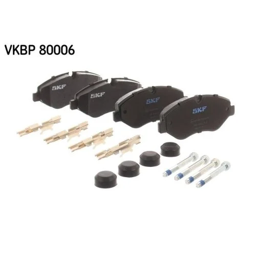 Комплект гальмівних колодок дискового гальма SKF VKBP 80006 для MERCEDES-BENZ VW передня вісь, фото №2