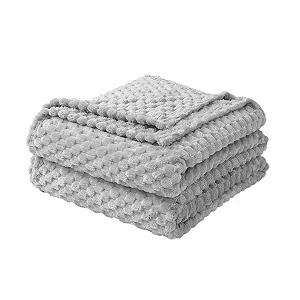 Одеяло Good Nite Фланель Плед Пушистый Серый 150 x 200 см - Фото 1